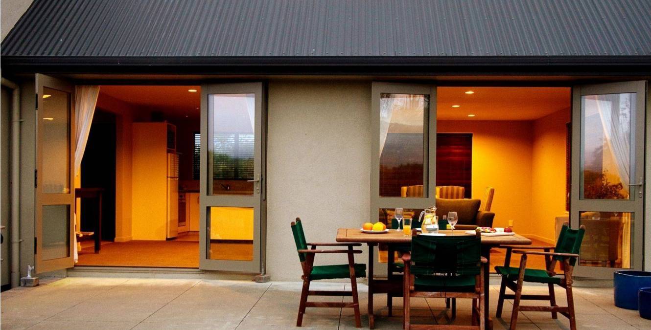 Manor Patio at Night